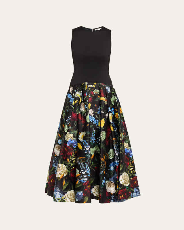 Social Hour Adley Drop-Waist Midi Dress